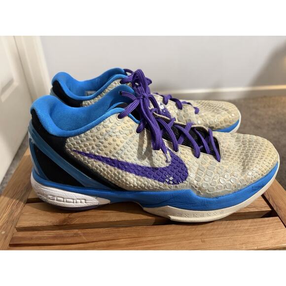 Nike Zoom Kobe 6 Draft Day Sz 10.5 429659-102 Hornets Colorway